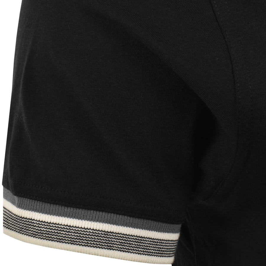Image number 4 for Barbour International Newport Tipped T Shirt Black