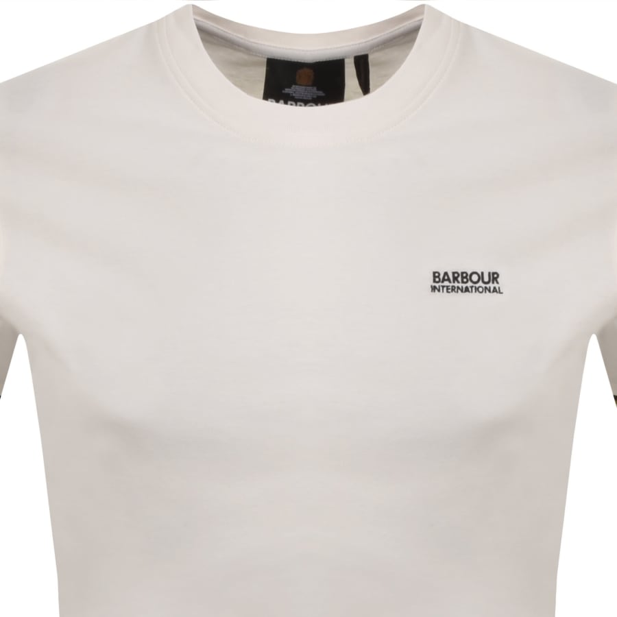 Image number 2 for Barbour International Newport Tipped T Shirt White
