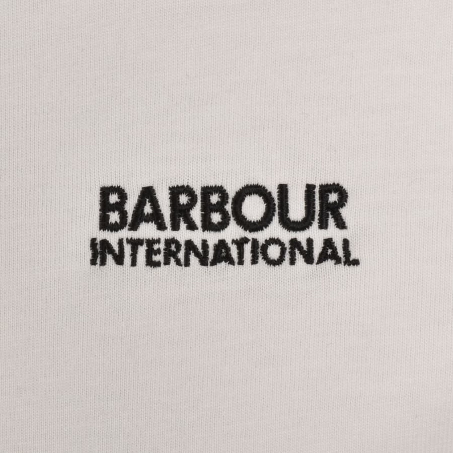 Image number 3 for Barbour International Newport Tipped T Shirt White