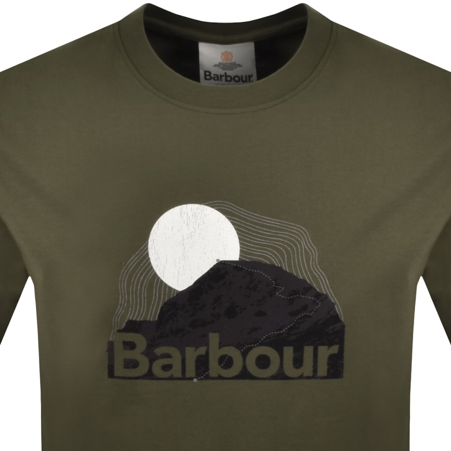Image number 2 for Barbour Wadsworth T Shirt Green