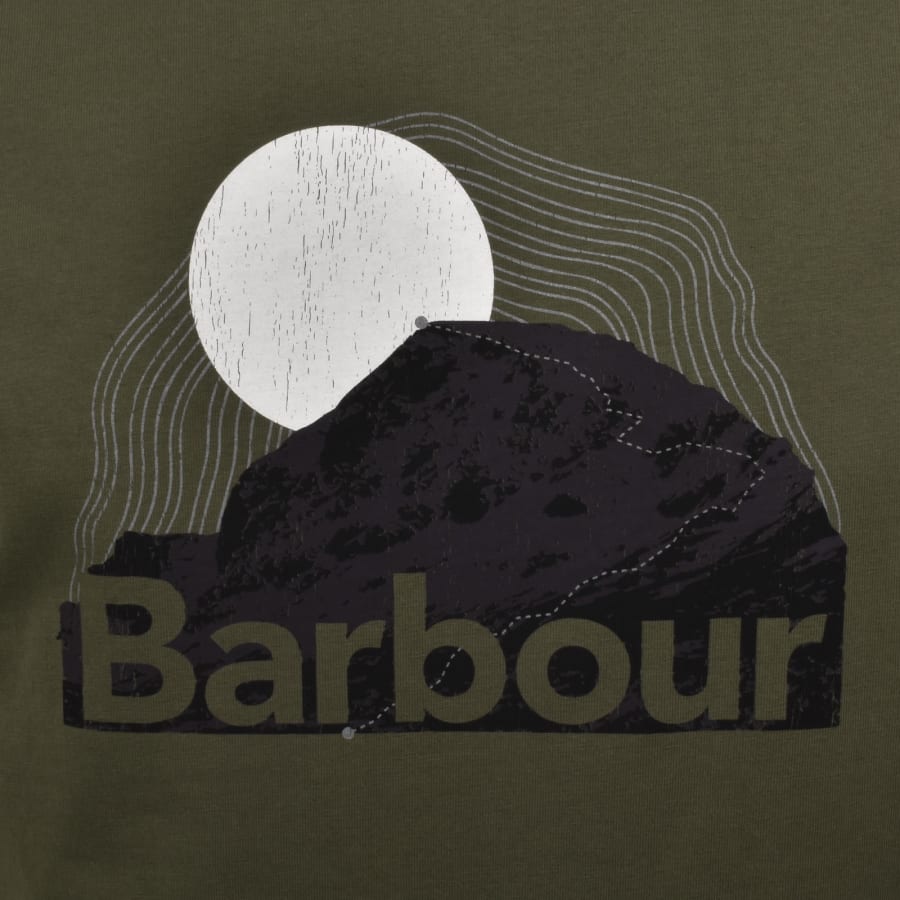 Image number 3 for Barbour Wadsworth T Shirt Green