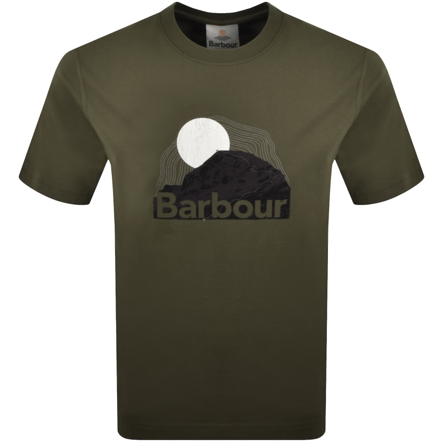 Image number 1 for Barbour Wadsworth T Shirt Green