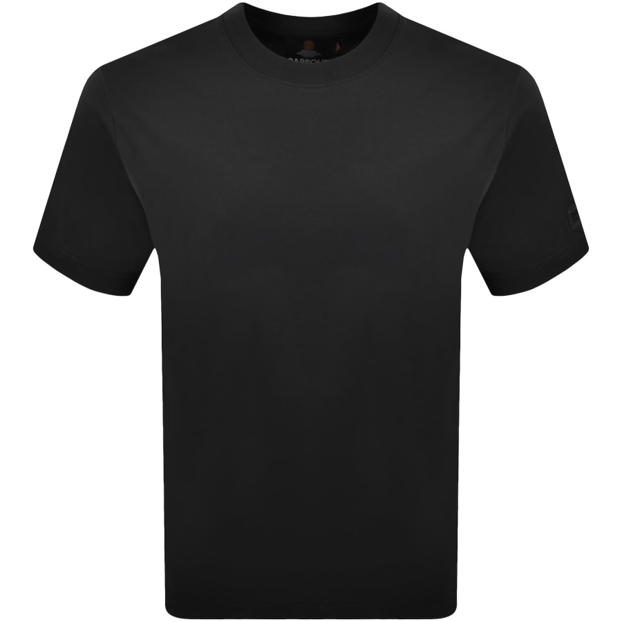 Image number 2 for Barbour International Outline T Shirt Black