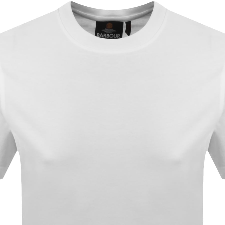 Image number 3 for Barbour International Outline T Shirt White