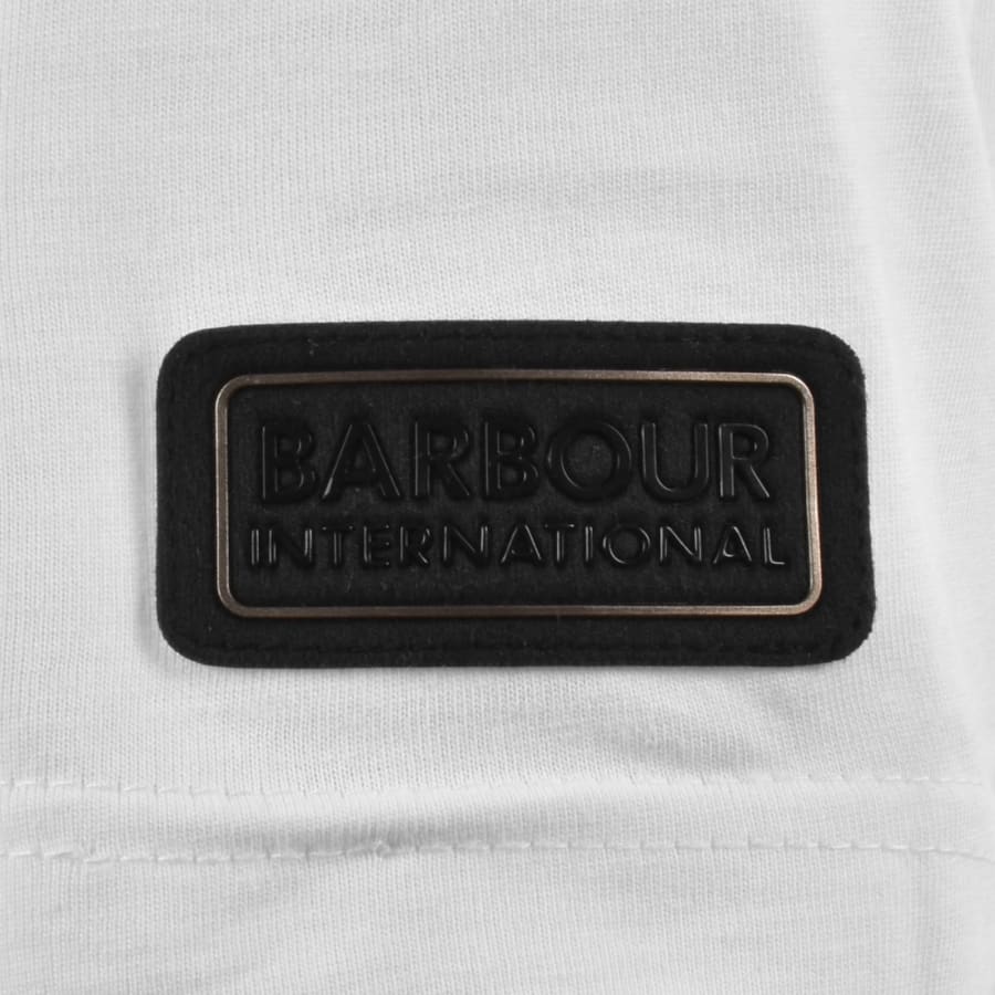 Image number 4 for Barbour International Outline T Shirt White