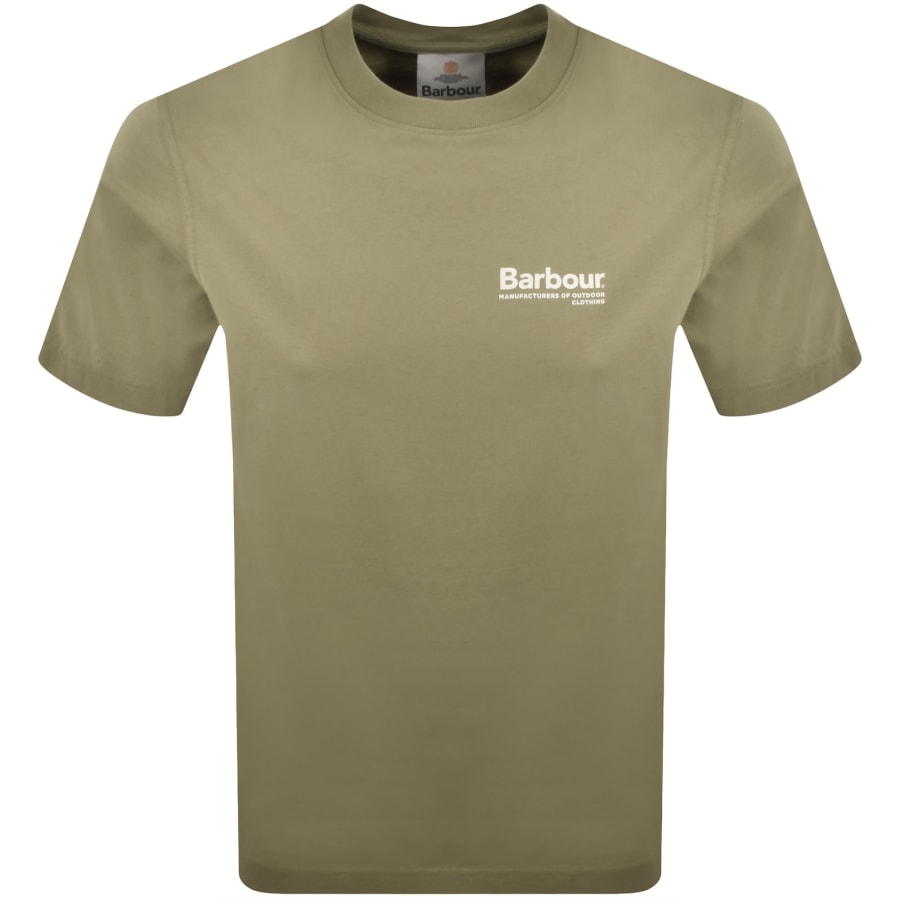 Image number 2 for Barbour Birchcliffe T Shirt Green