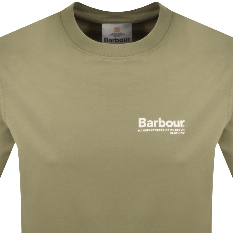 Image number 3 for Barbour Birchcliffe T Shirt Green