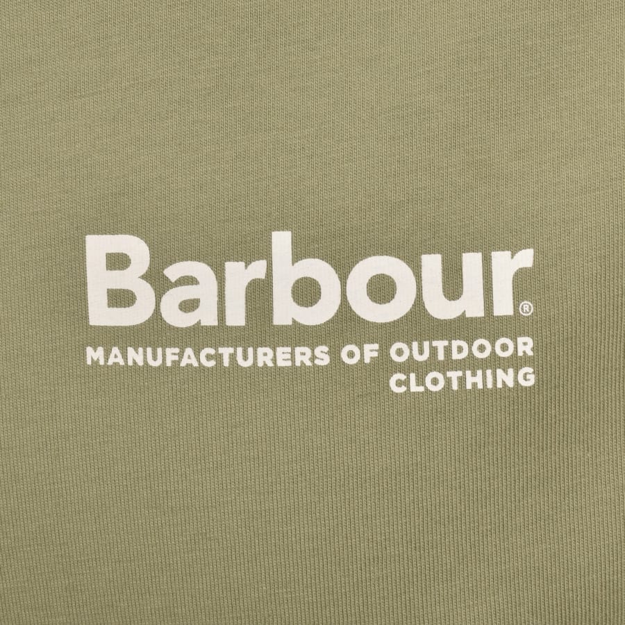Image number 4 for Barbour Birchcliffe T Shirt Green