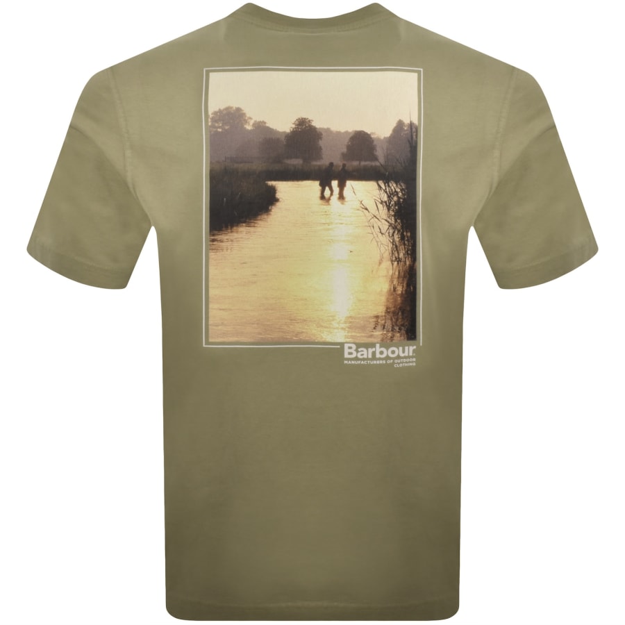 Image number 5 for Barbour Birchcliffe T Shirt Green