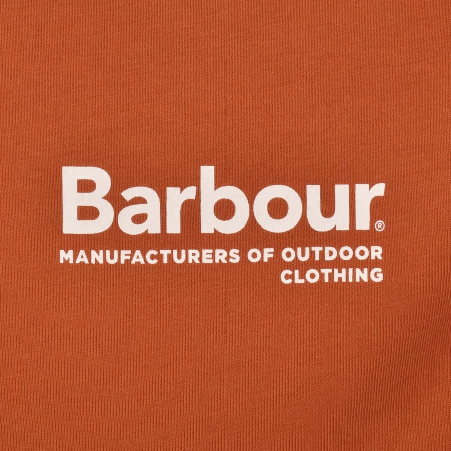 Image number 4 for Barbour Birchcliffe T Shirt Orange