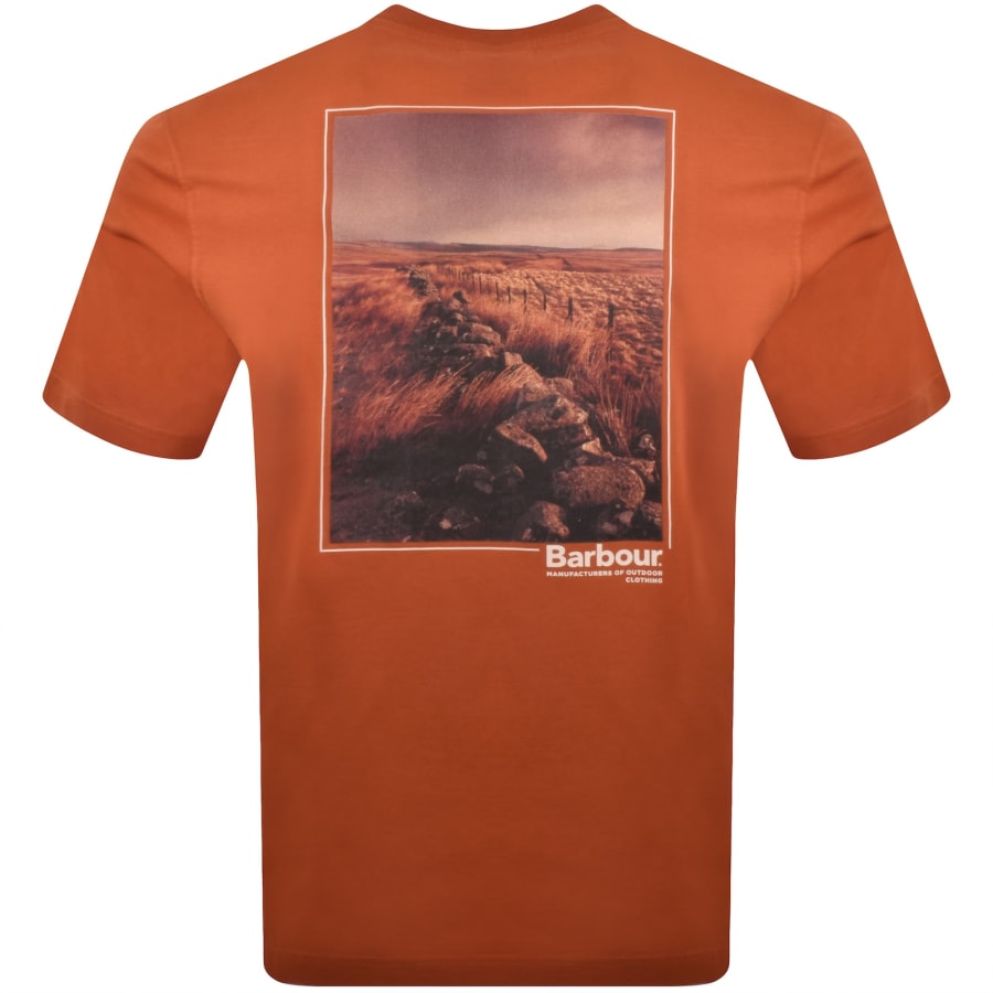 Image number 5 for Barbour Birchcliffe T Shirt Orange