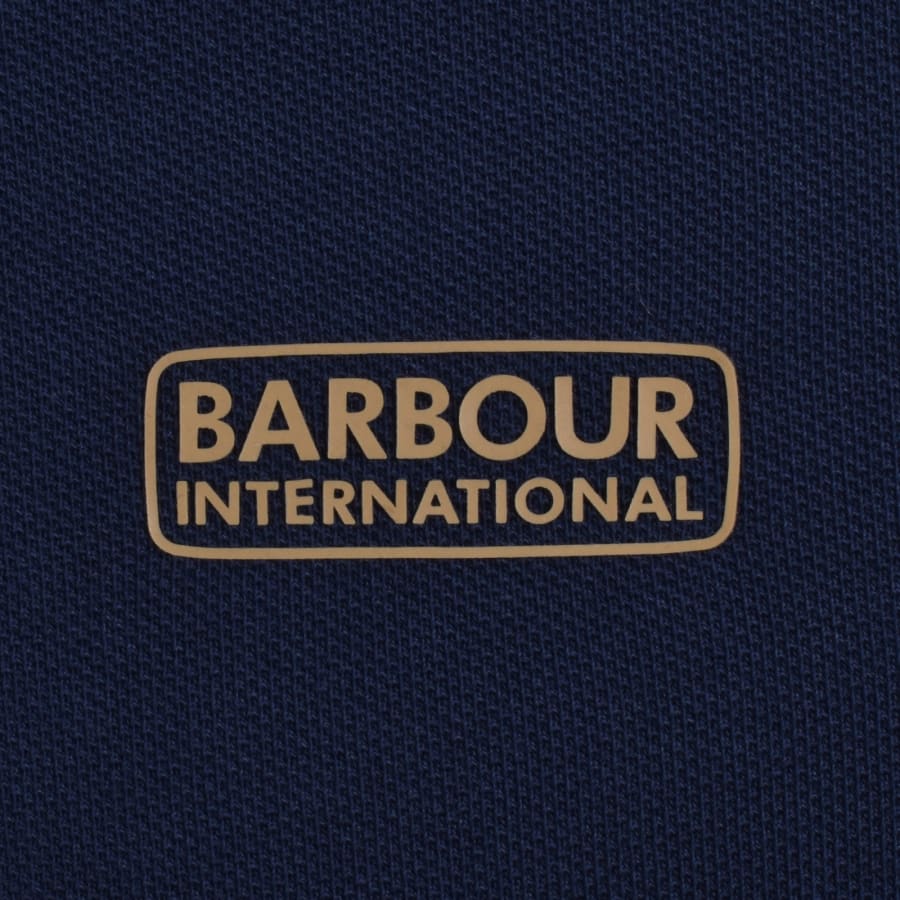 Image number 3 for Barbour International Essential Polo T Shirt Navy