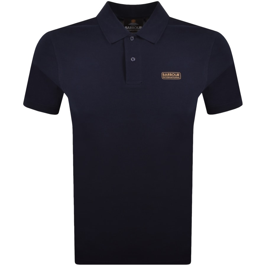 Image number 1 for Barbour International Essential Polo T Shirt Navy