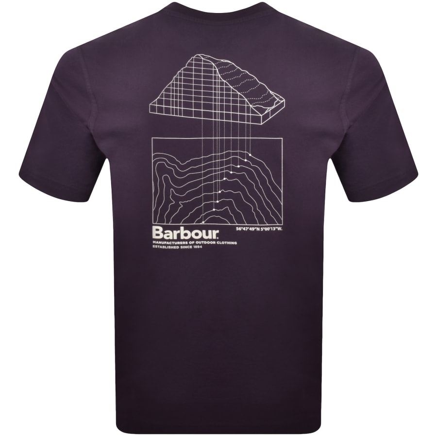 Image number 5 for Barbour Woodbine T Shirt Purple