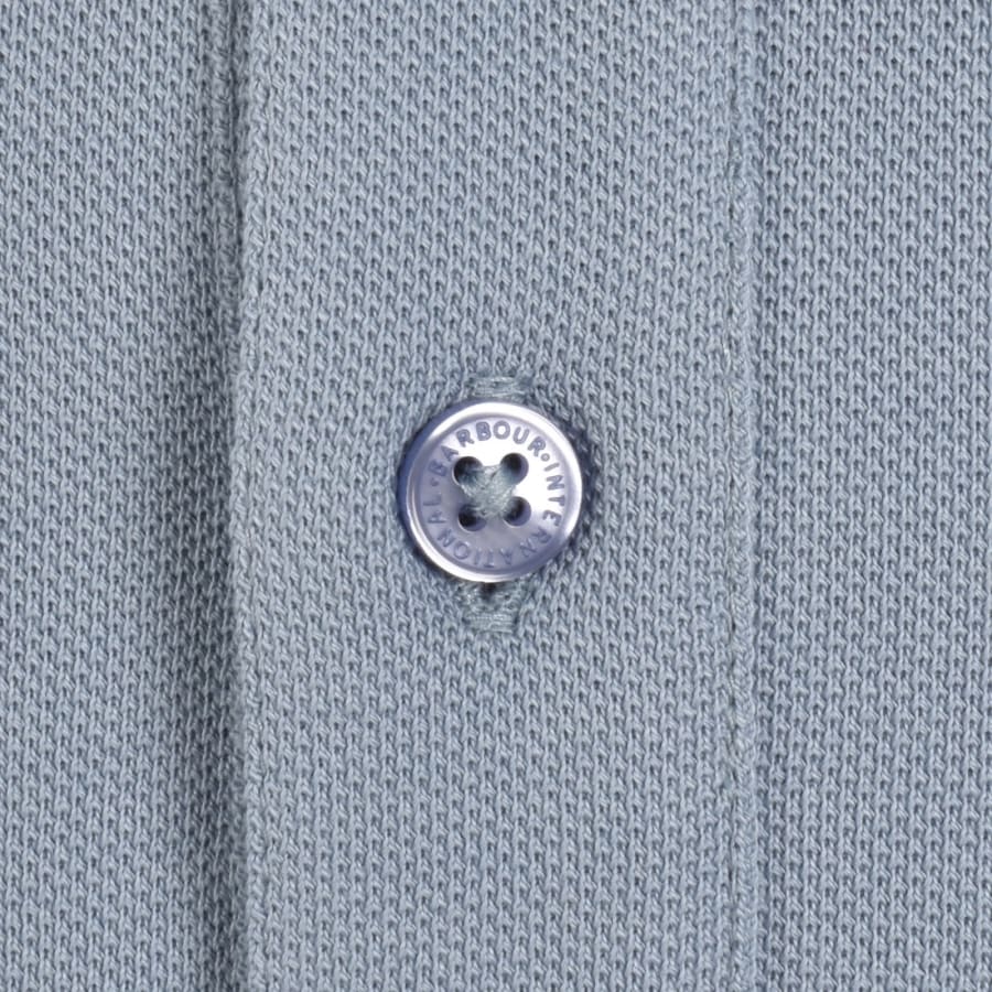 Image number 4 for Barbour International Evan Tipped Polo Blue