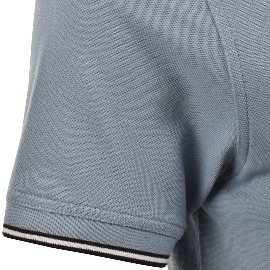 Image number 5 for Barbour International Evan Tipped Polo Blue
