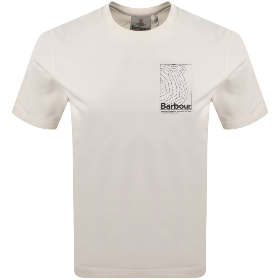 Image number 2 for Barbour Woodbine T Shirt Off White