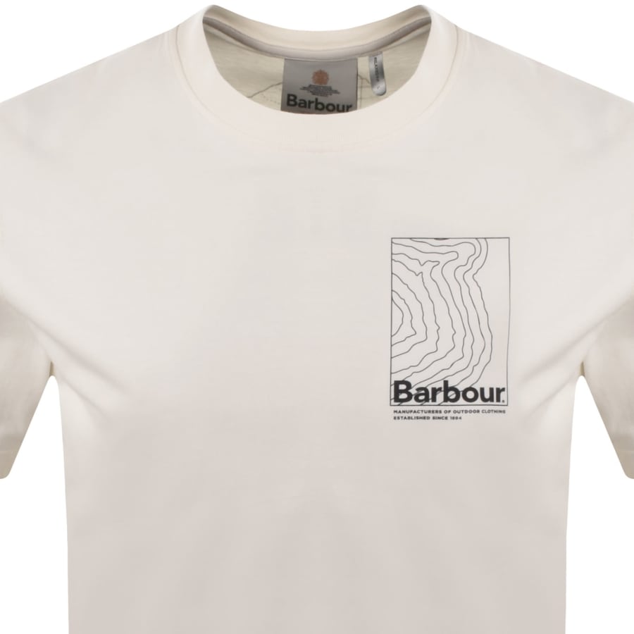 Image number 3 for Barbour Woodbine T Shirt Off White