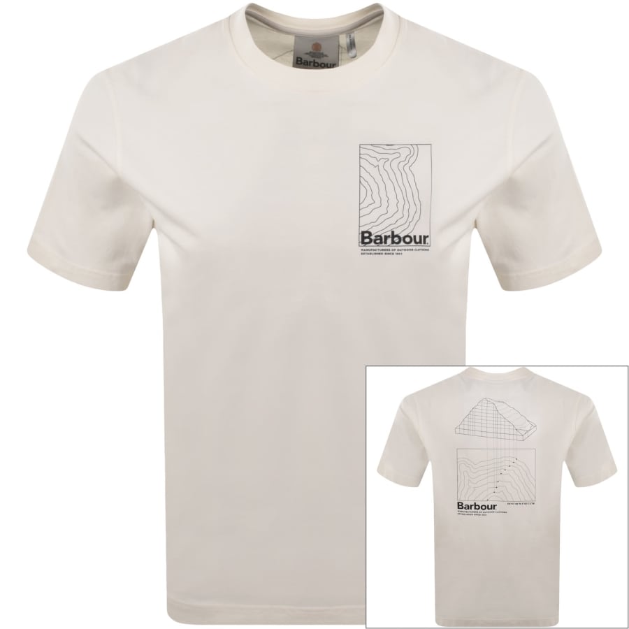 Image number 1 for Barbour Woodbine T Shirt Off White
