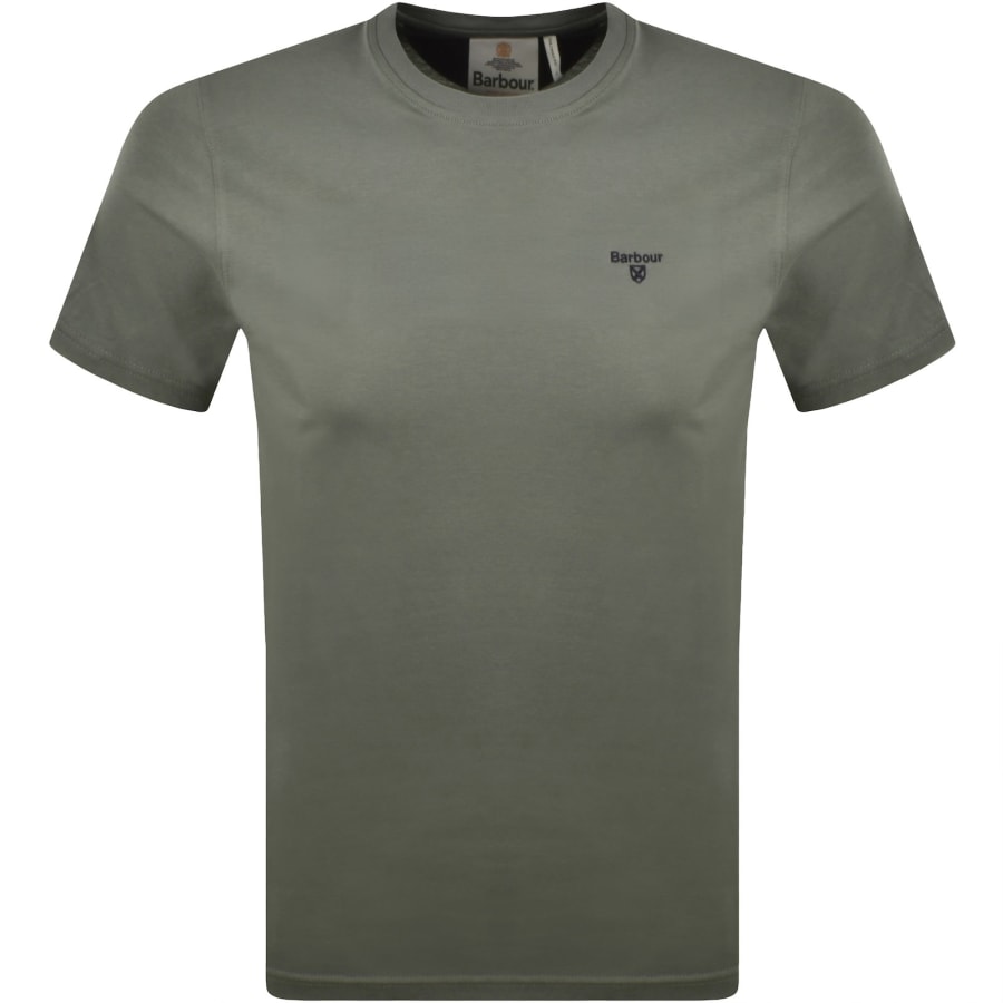 Image number 1 for Barbour Sports T Shirt Green