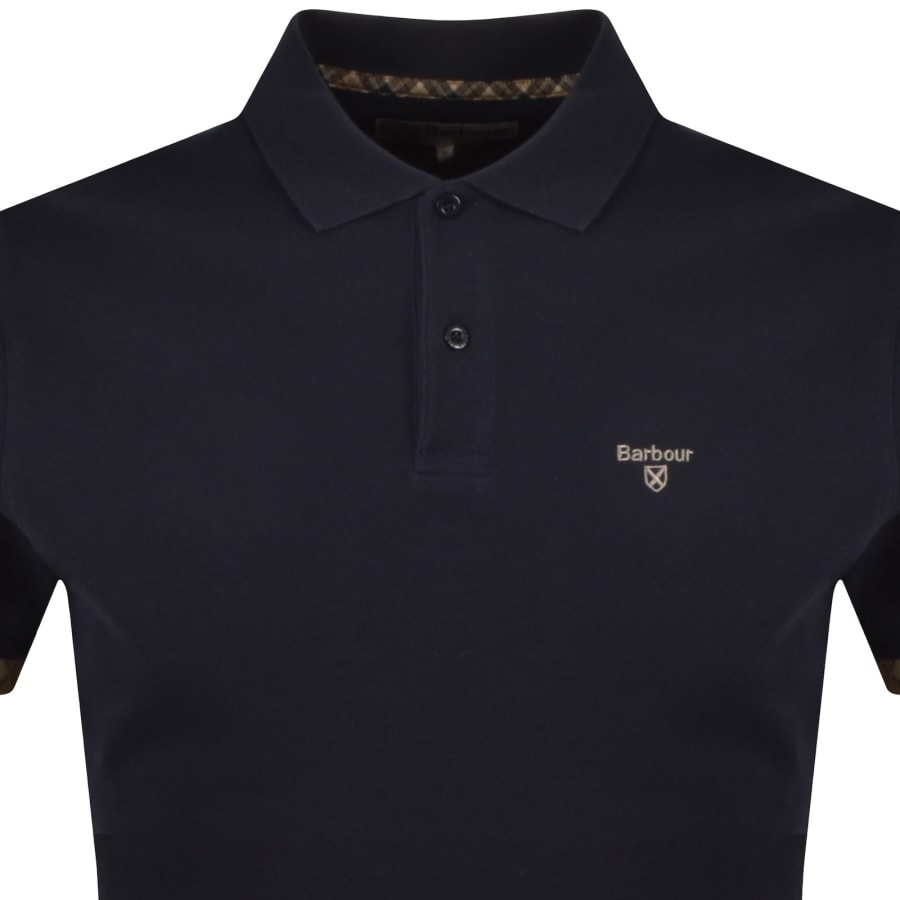 Image number 2 for Barbour Callock Polo T Shirt Navy