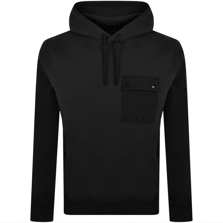 Image number 2 for Barbour International Inline Hoodie Black
