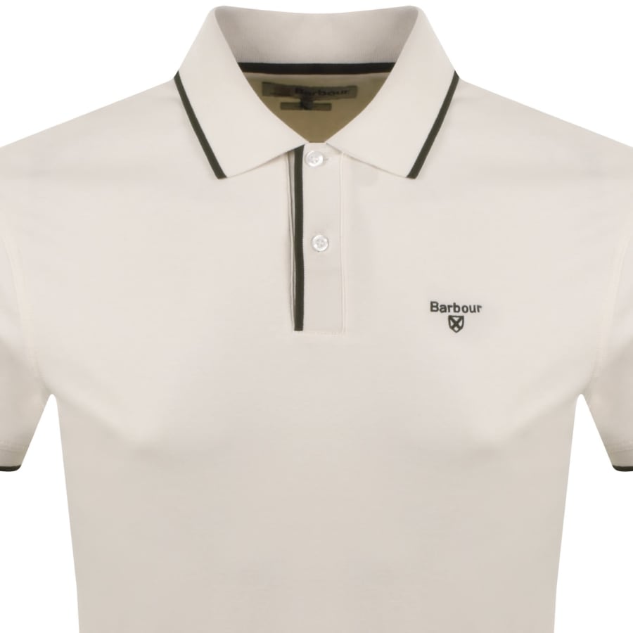 Image number 2 for Barbour Callock Polo T Shirt Off White