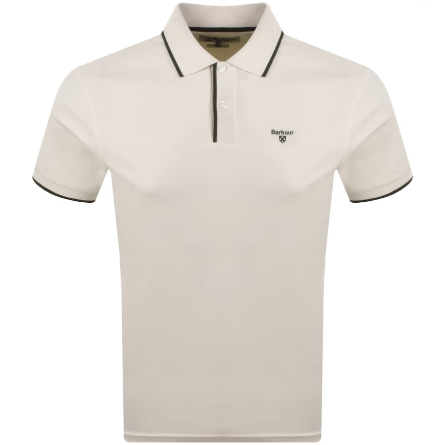 Image number 1 for Barbour Callock Polo T Shirt Off White