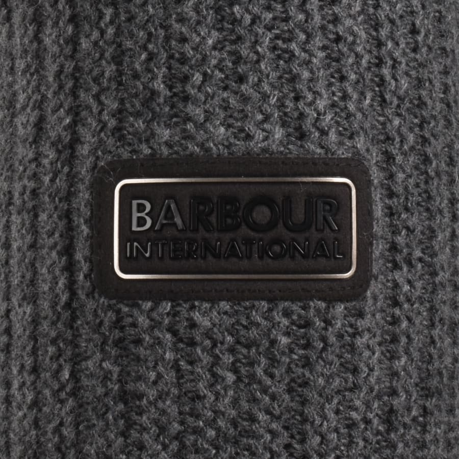 Image number 5 for Barbour International Oxham Zip Jumper Grey