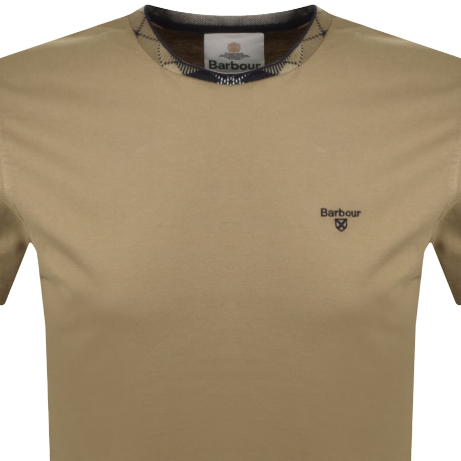 Image number 2 for Barbour Stanford T Shirt Khaki