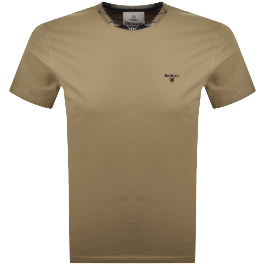 Image number 1 for Barbour Stanford T Shirt Khaki