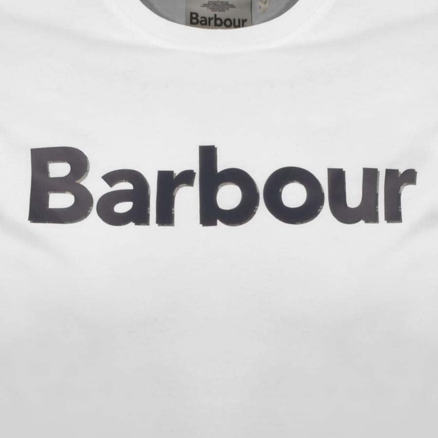 Image number 3 for Barbour Halstow T Shirt White