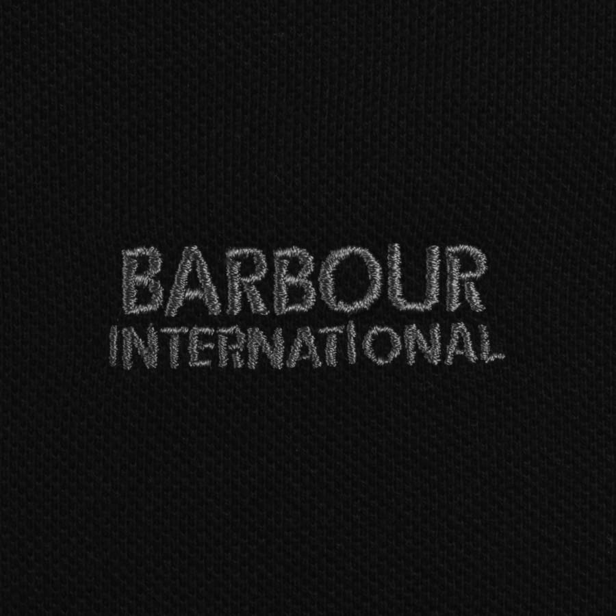 Image number 3 for Barbour International Newport Polo Black