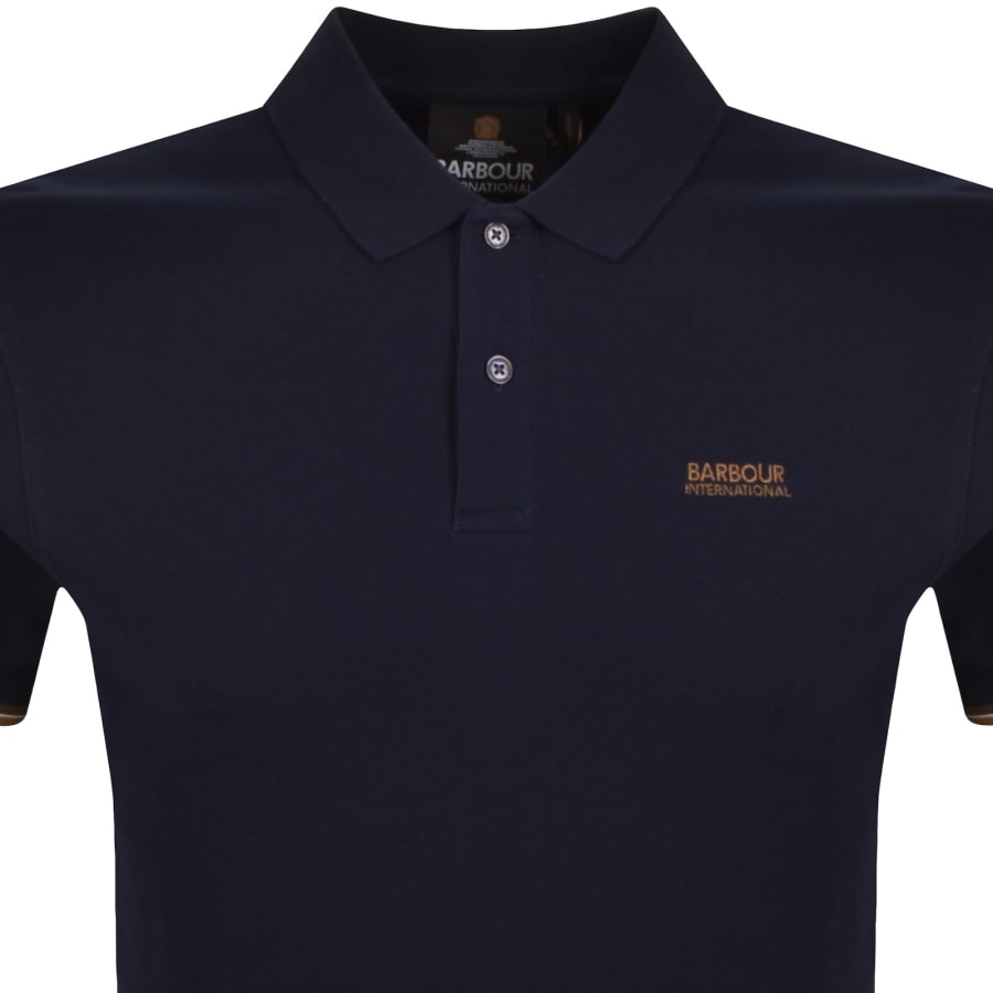 Image number 2 for Barbour International Horseferry Polo Navy