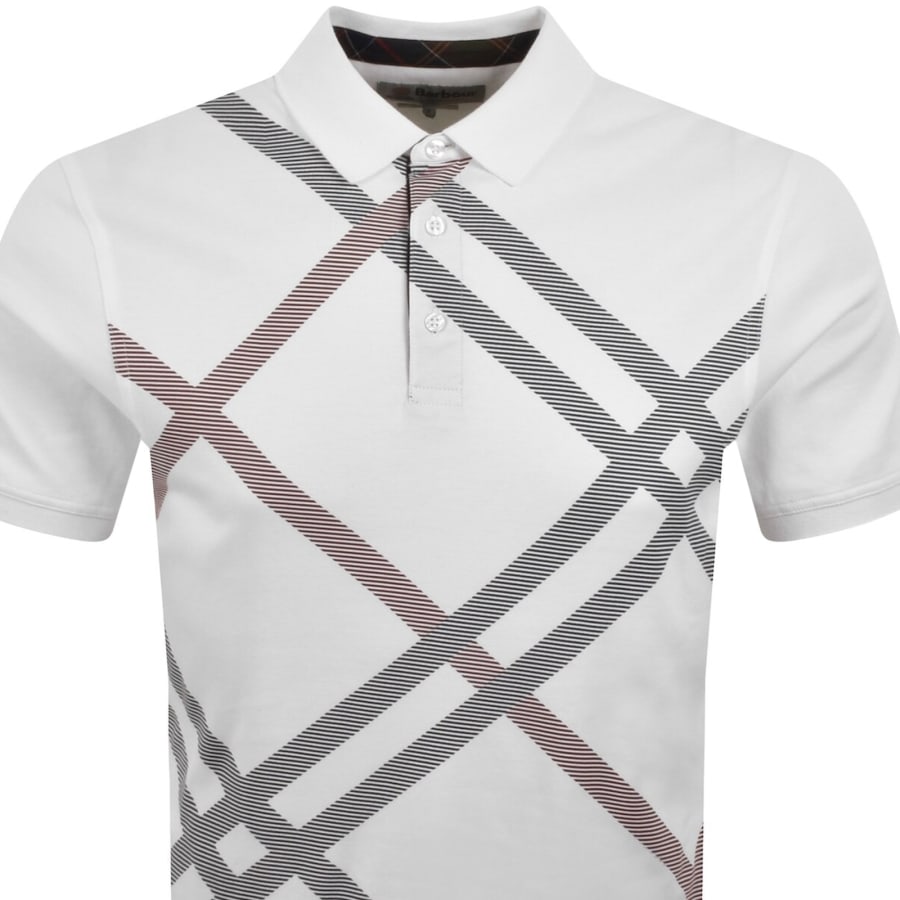 Image number 2 for Barbour Stanford Polo T Shirt White