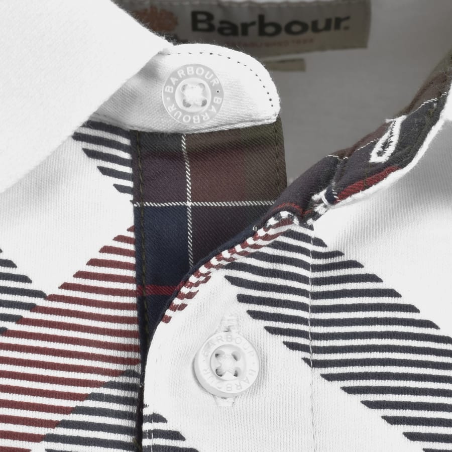 Image number 4 for Barbour Stanford Polo T Shirt White