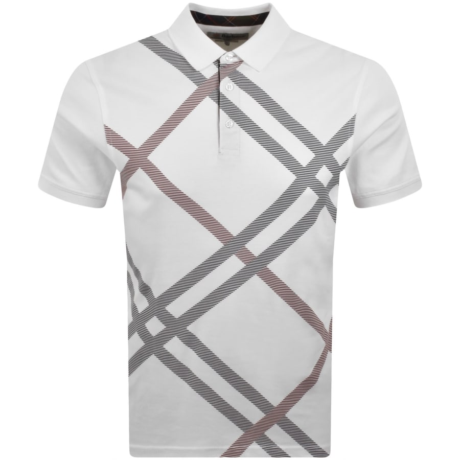 Image number 1 for Barbour Stanford Polo T Shirt White