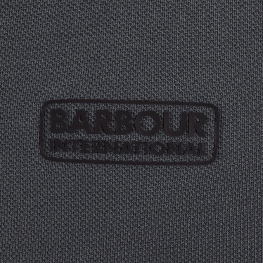 Image number 3 for Barbour International Long Sleeve Polo Grey