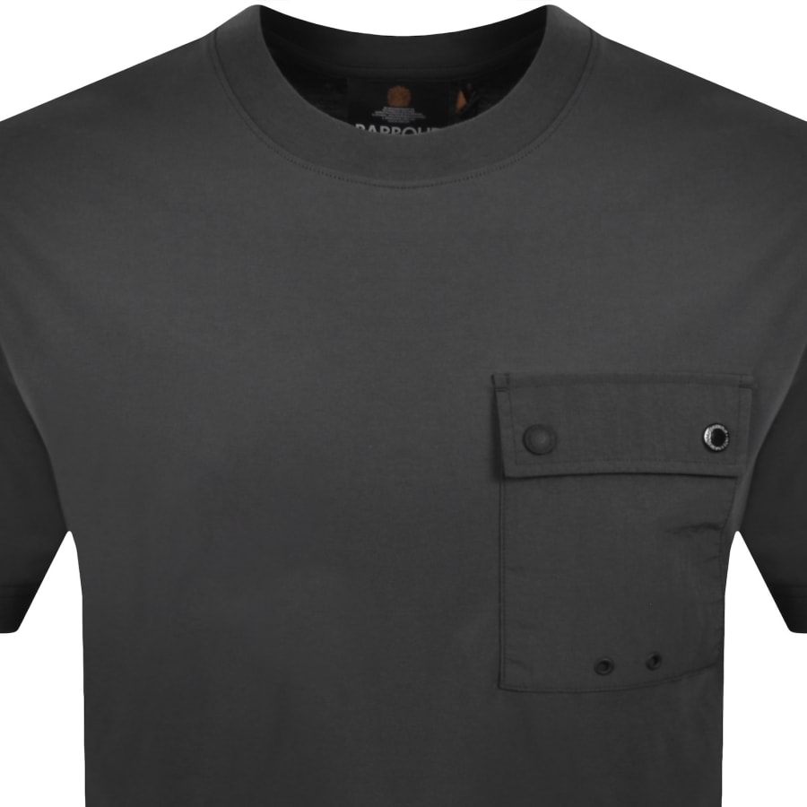Image number 2 for Barbour International Inline T Shirt Grey