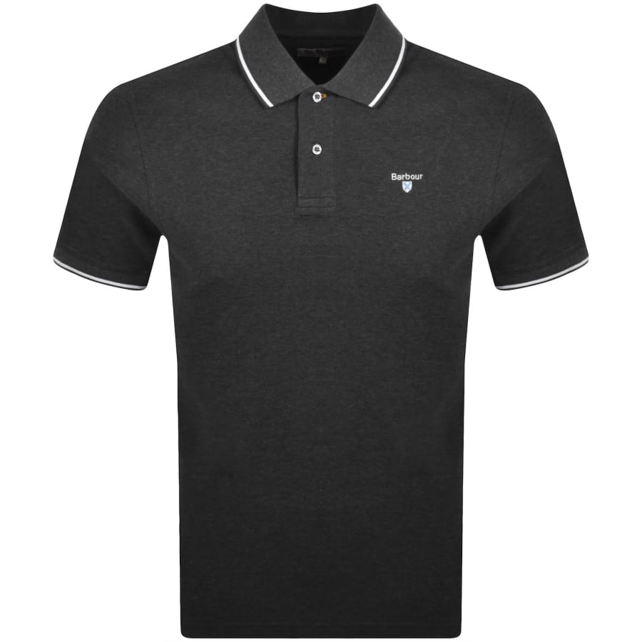Image number 1 for Barbour Fielding Polo T Shirt Grey
