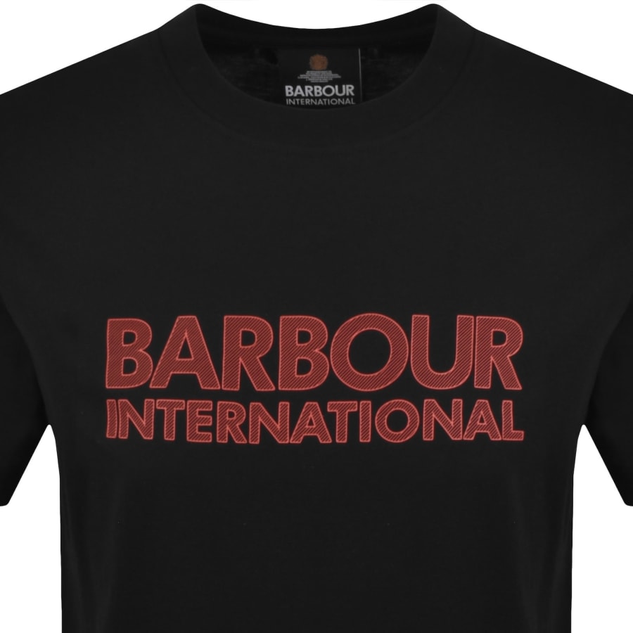 Image number 2 for Barbour International Graphic T Shirt Black