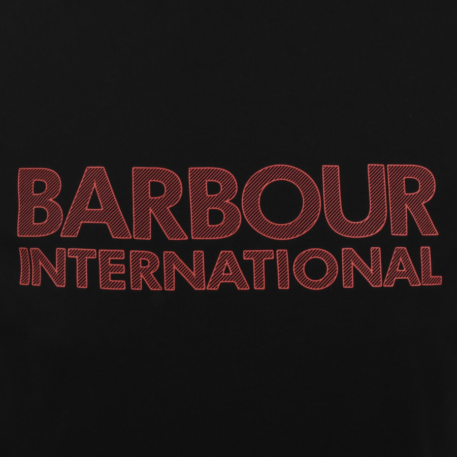Image number 3 for Barbour International Graphic T Shirt Black