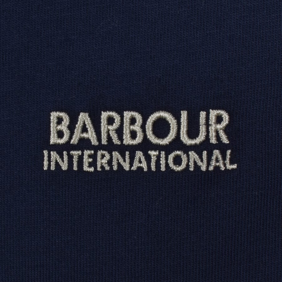 Image number 4 for Barbour International Graphic T Shirt Navy