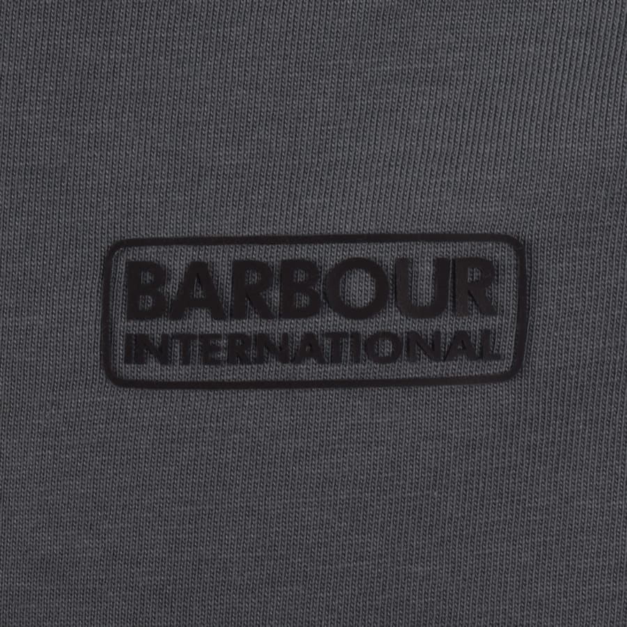 Image number 3 for Barbour International Small Logo T Shirt Grey