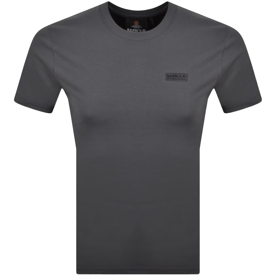 Image number 1 for Barbour International Small Logo T Shirt Grey