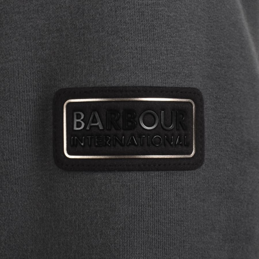 Image number 4 for Barbour International Inline Hoodie Grey