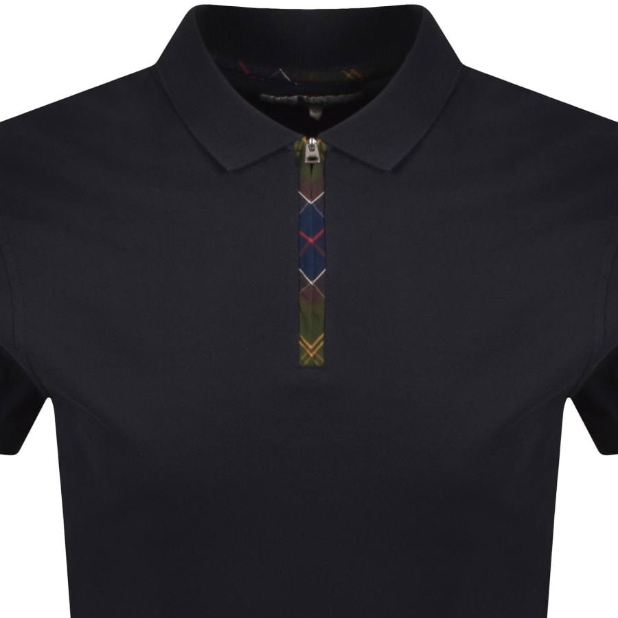 Image number 2 for Barbour Stately Polo T Shirt Navy