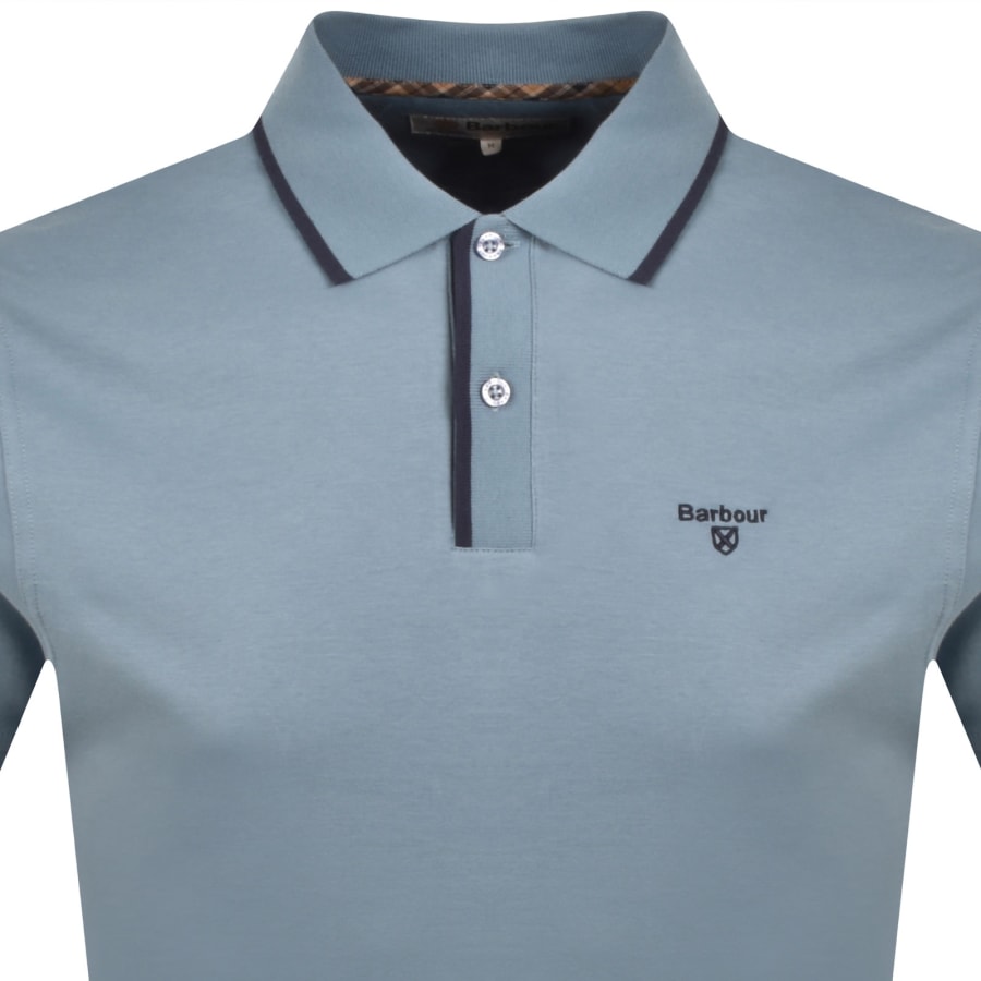 Image number 2 for Barbour Callock Polo T Shirt Blue