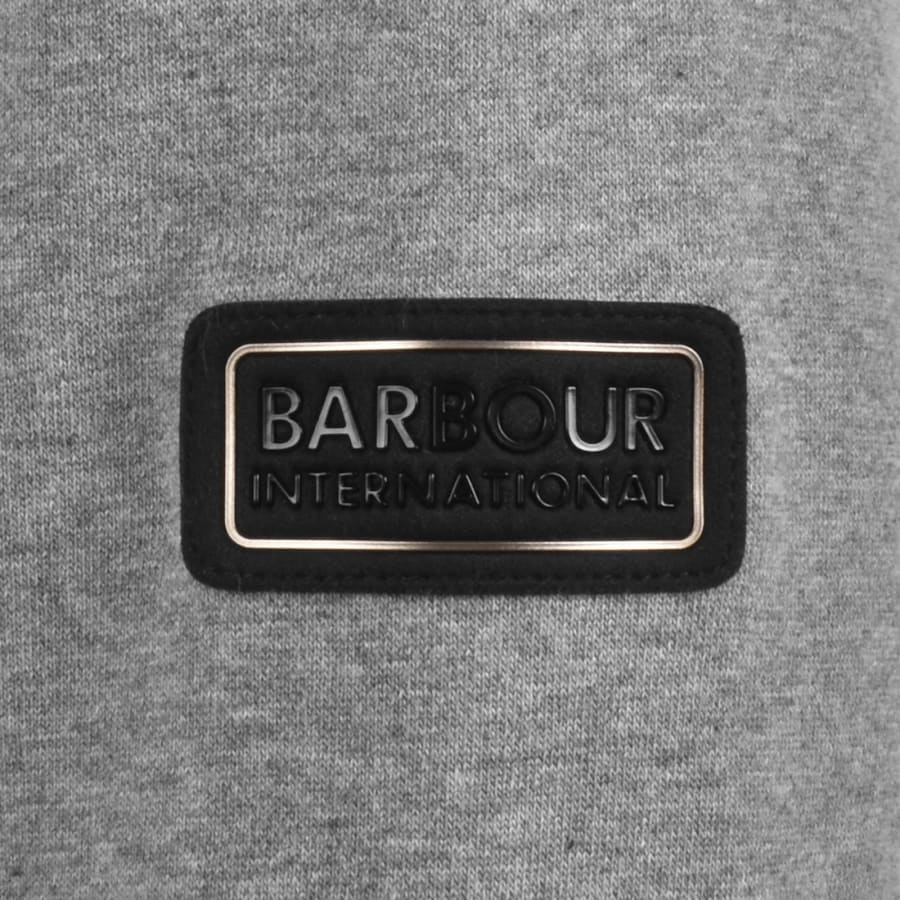 Image number 4 for Barbour International Map Hooded Tracksuit Grey