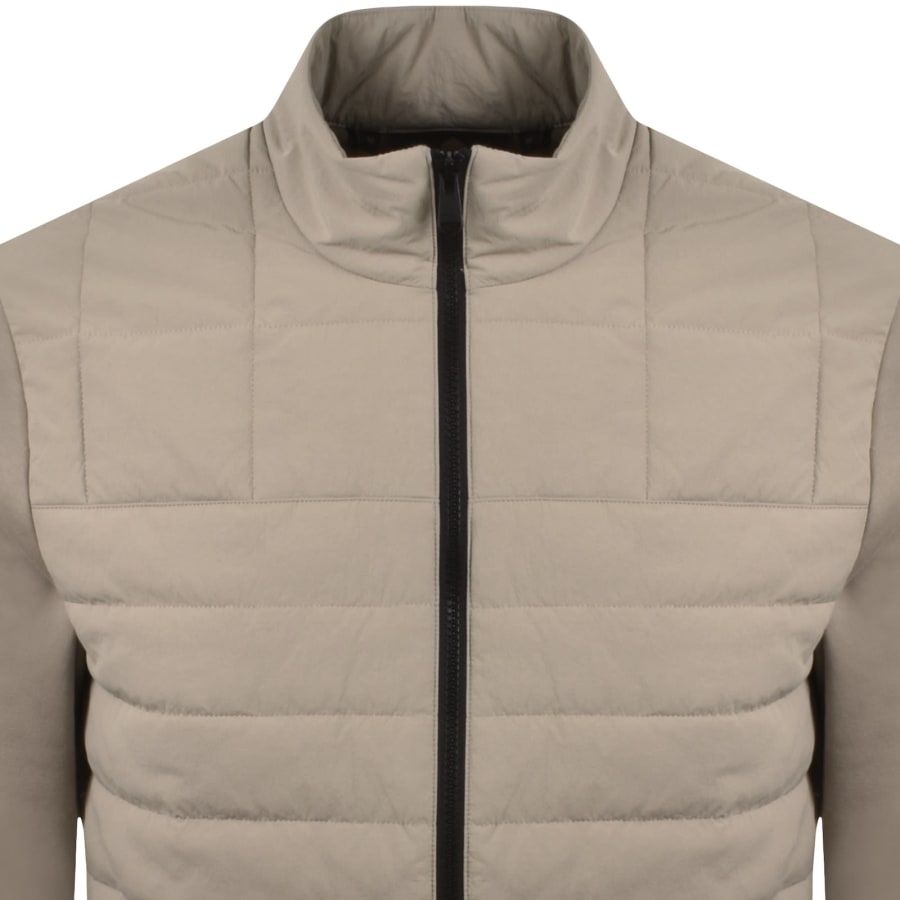 Image number 3 for Barbour International Quilted Sweatshirt Grey